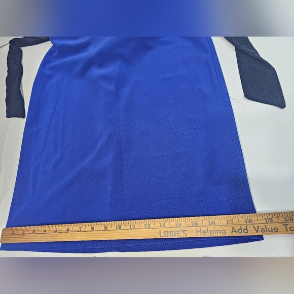 Ralph Lauren White and Blue Colorblock Skirt - Picture 11 of 12